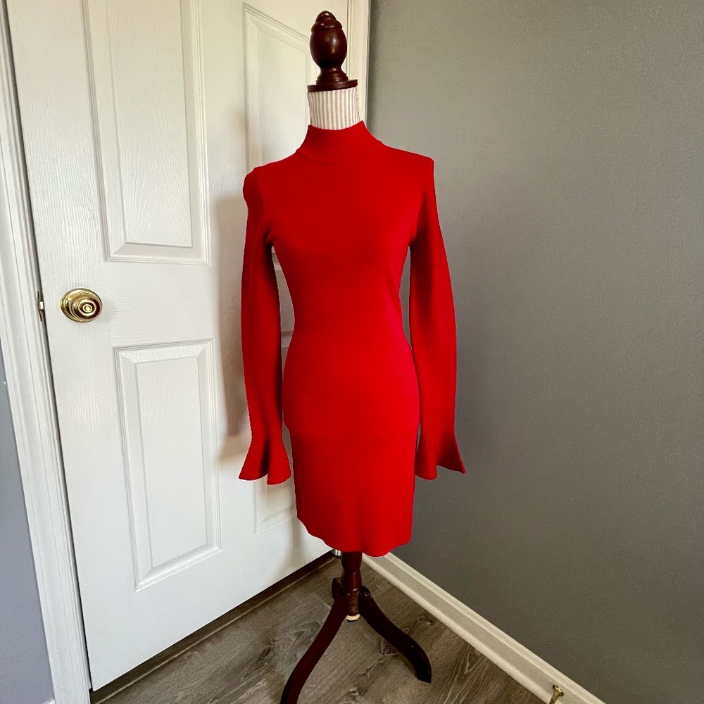 Michael Kors | Long Bell-sleeve Sheath Dress